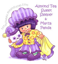 Almond Tea Sweet Sleeper & Marza Panda