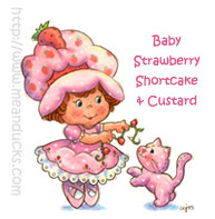Baby Strawberry Shortcake & Custard