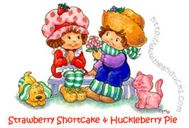 Strawberry Shortcake & Huckleberry Pie