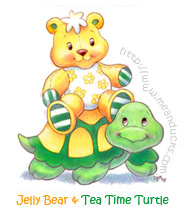 Tea Time Turtle & Jelly Bear