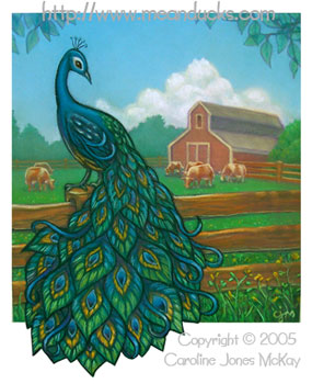 Peacock cover concept