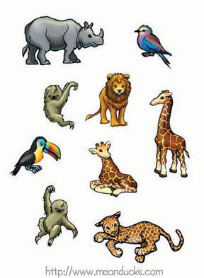 Zimbabwe animal designs