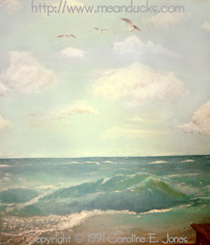 Beach mural